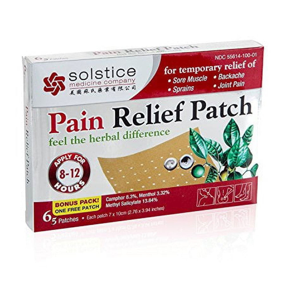 Solstice Medicine Company Pain Relief Patch, 6 Ea